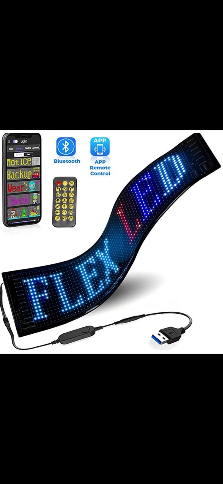 Car LED Matrix Display Panel