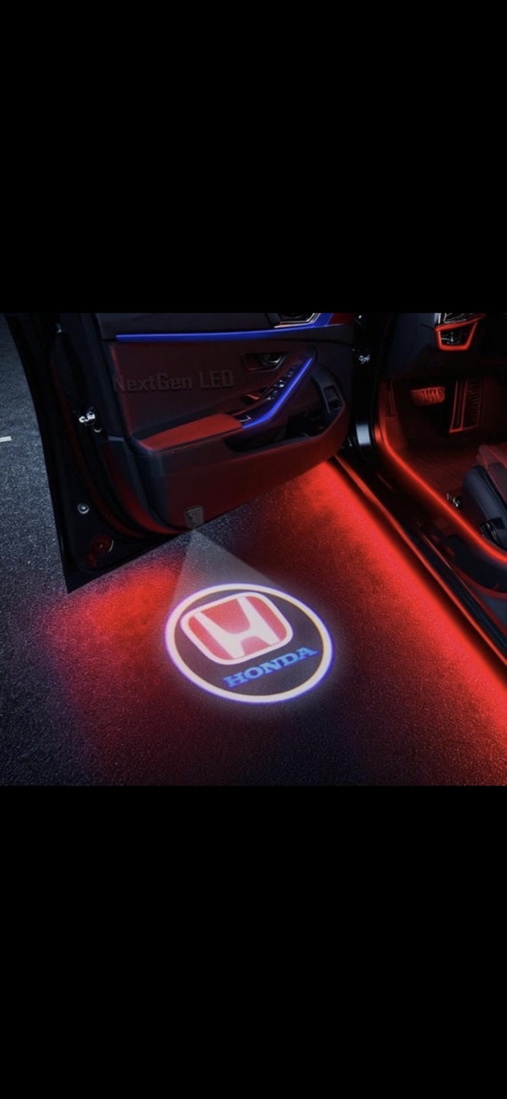 Honda Door Logo Lights
