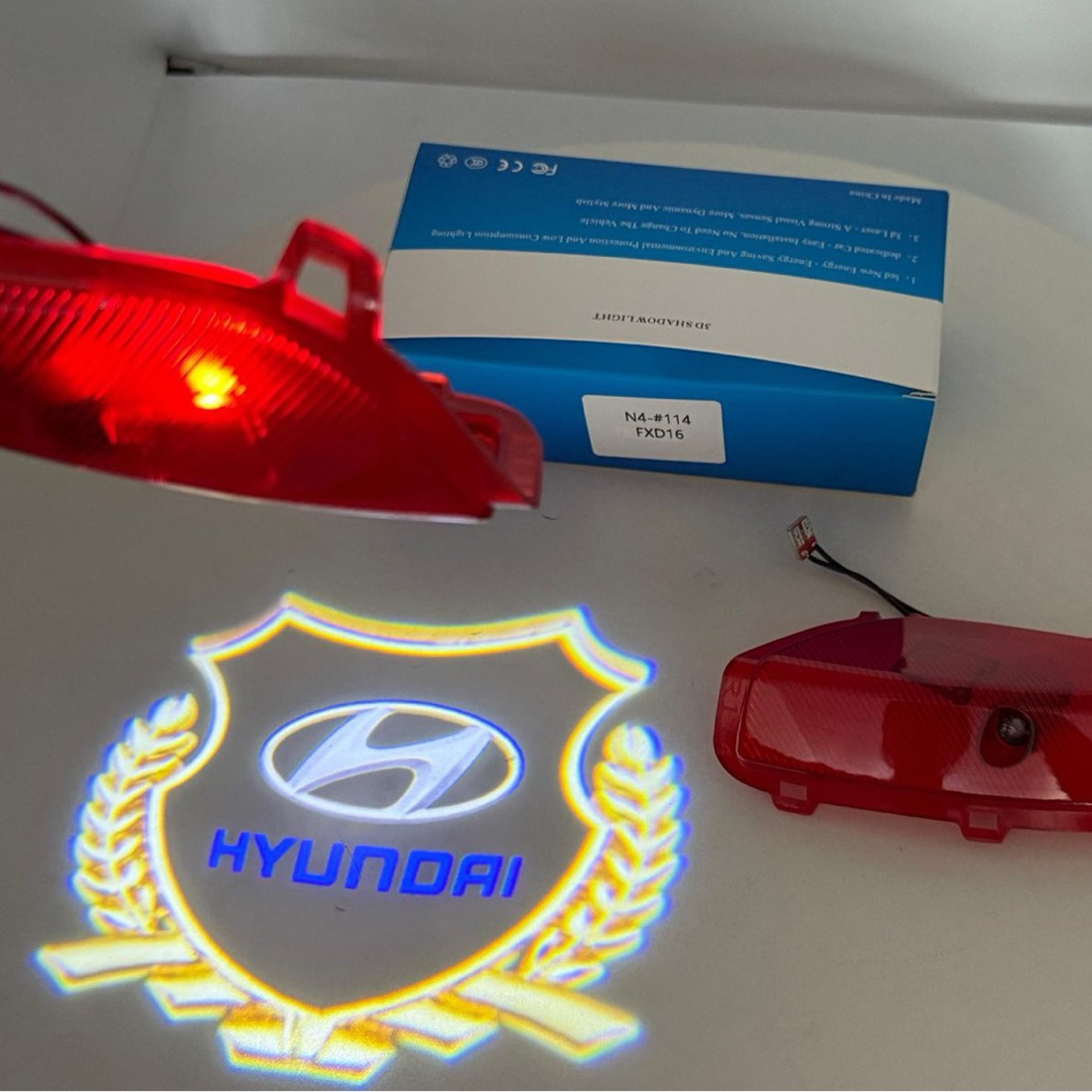 Hyundai Door Logo Lights
