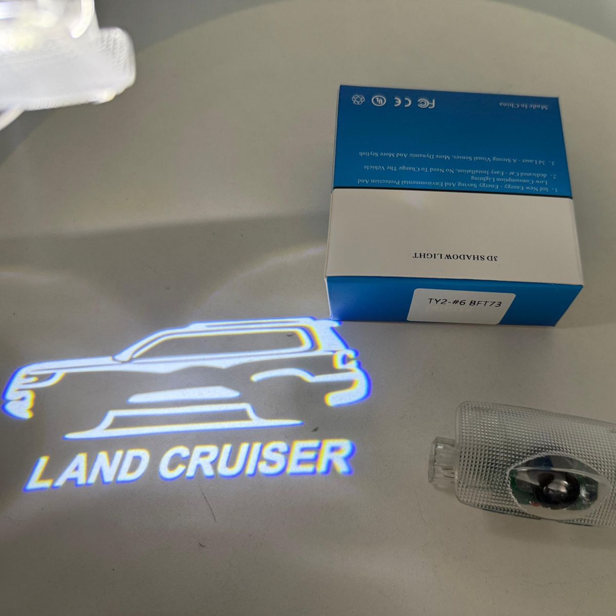 Land Cruiser Door Logo Lights