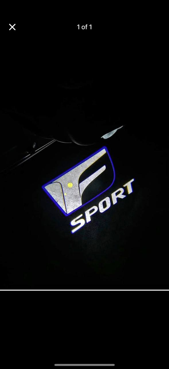 Lexus F Sport Door Logo Lights