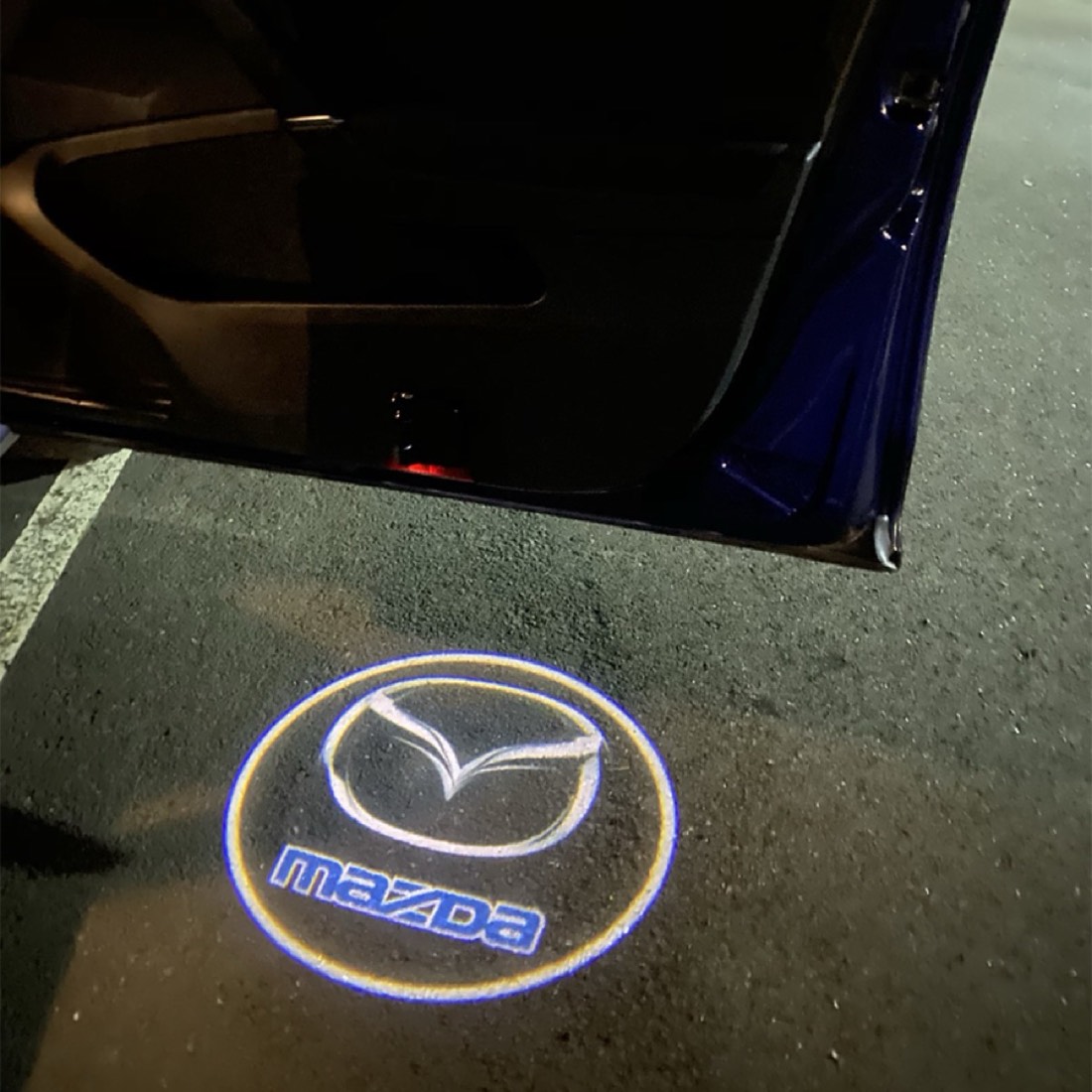 Mazda Door Logo Lights