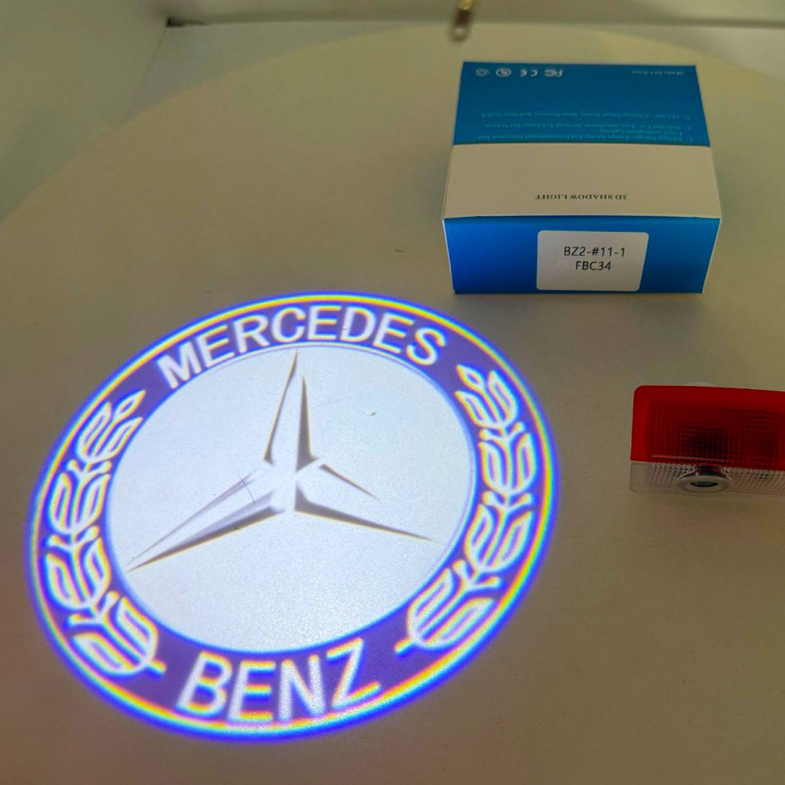 Mercedes Door Logo Lights