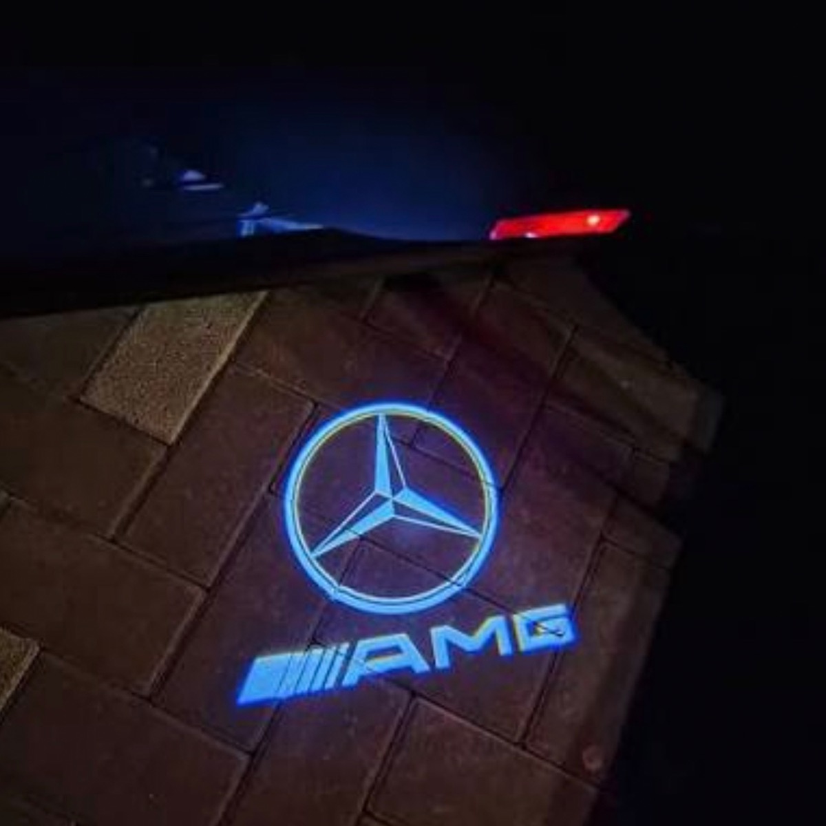 Mercedes Door Logo Lights