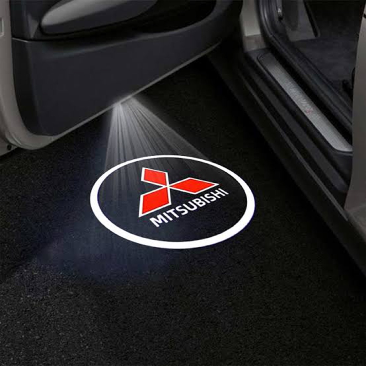 Mitsubishi Door Logo Lights