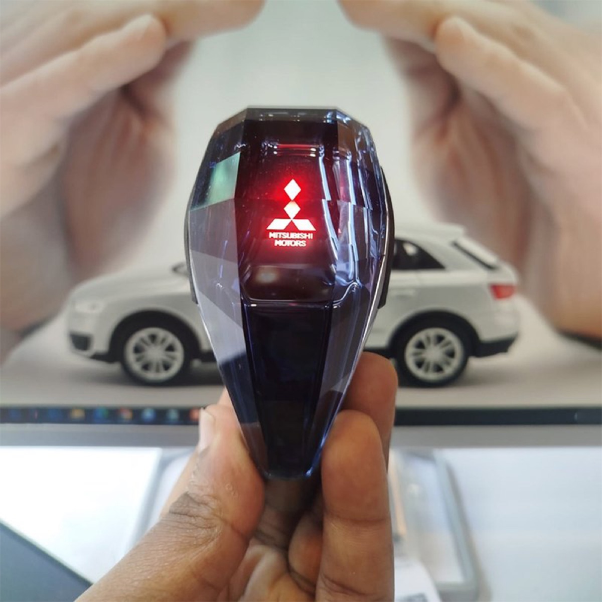 Mitsubishi LED Crystal Gear Knob