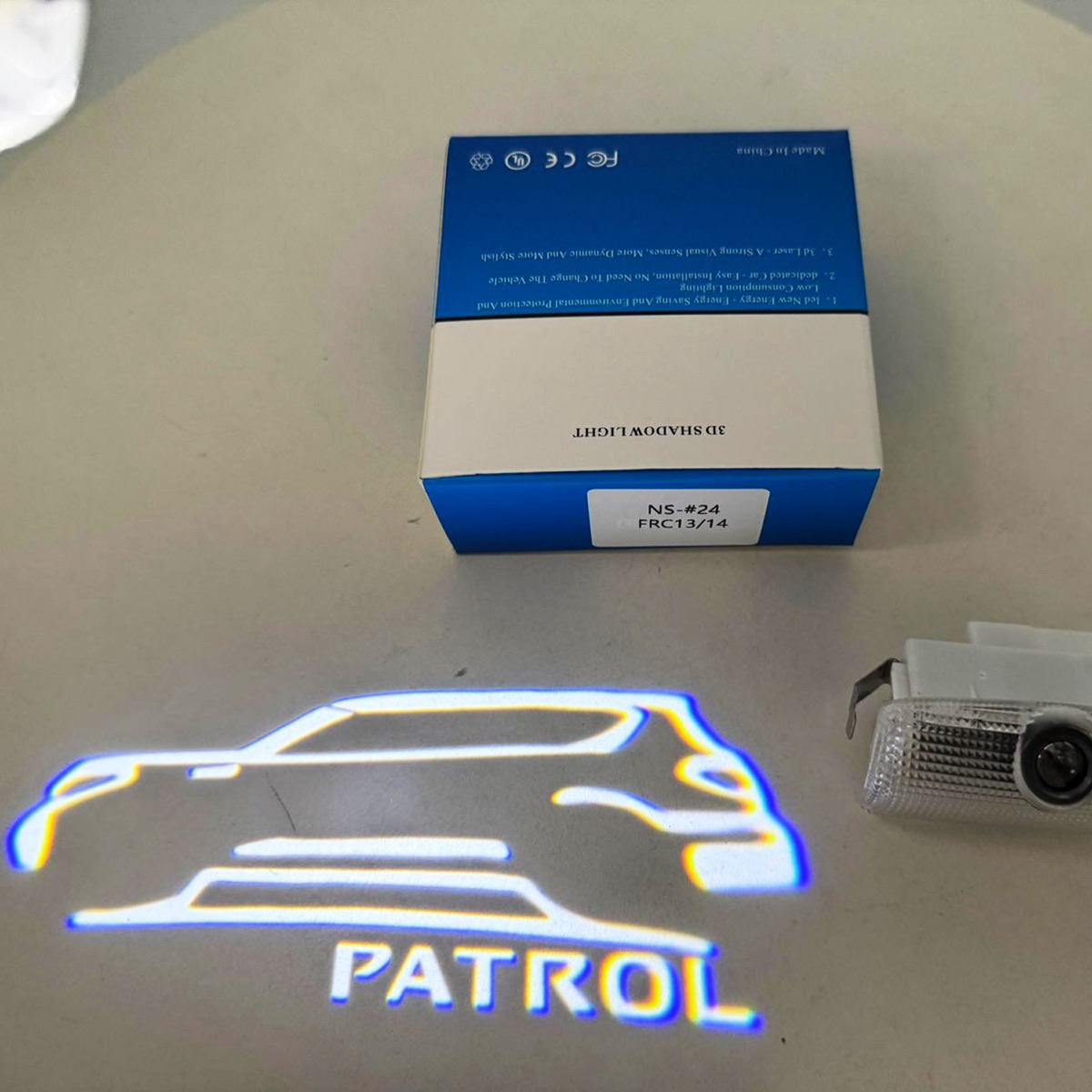 Nissan Patrol Door Logo Lights