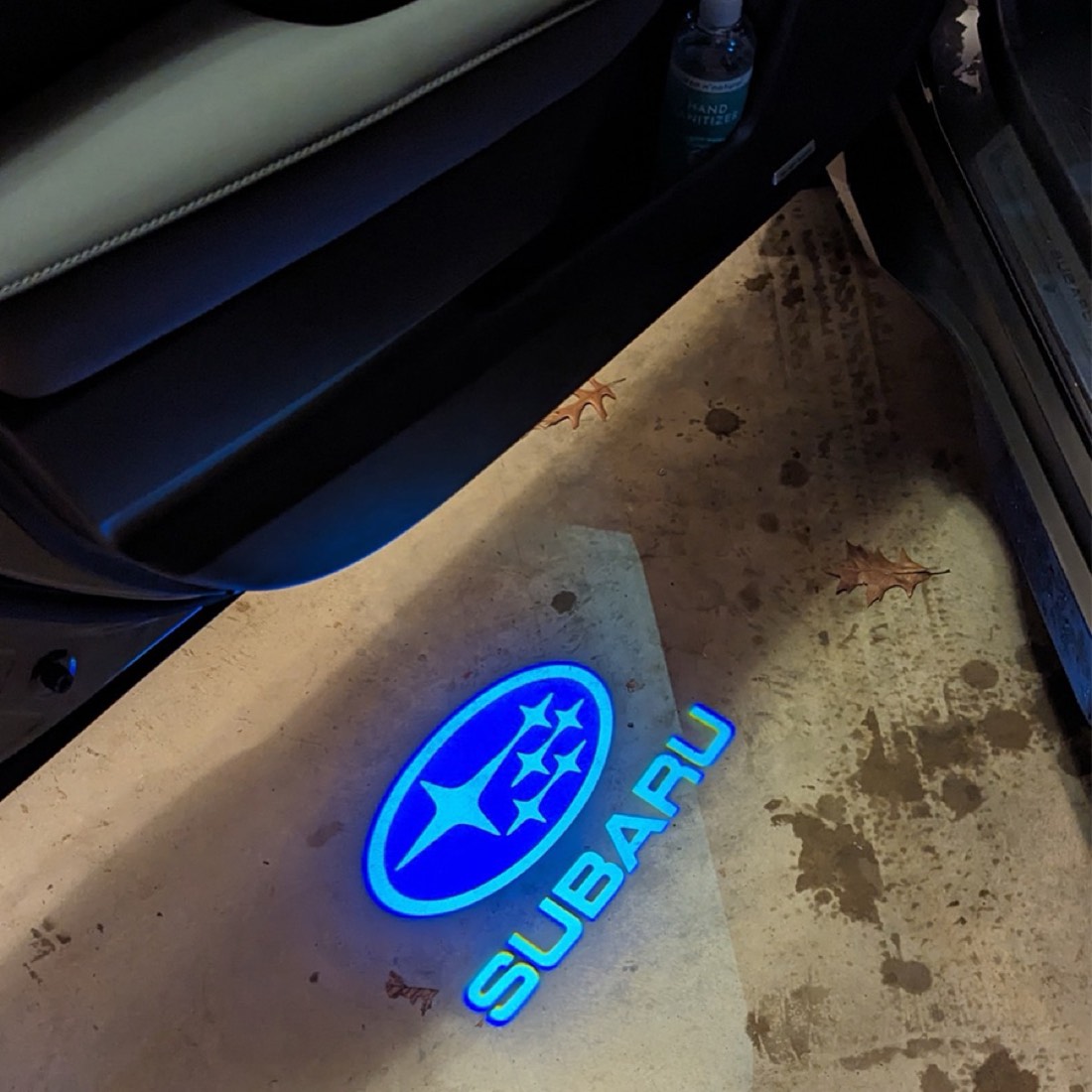 Subaru Door Logo Lights