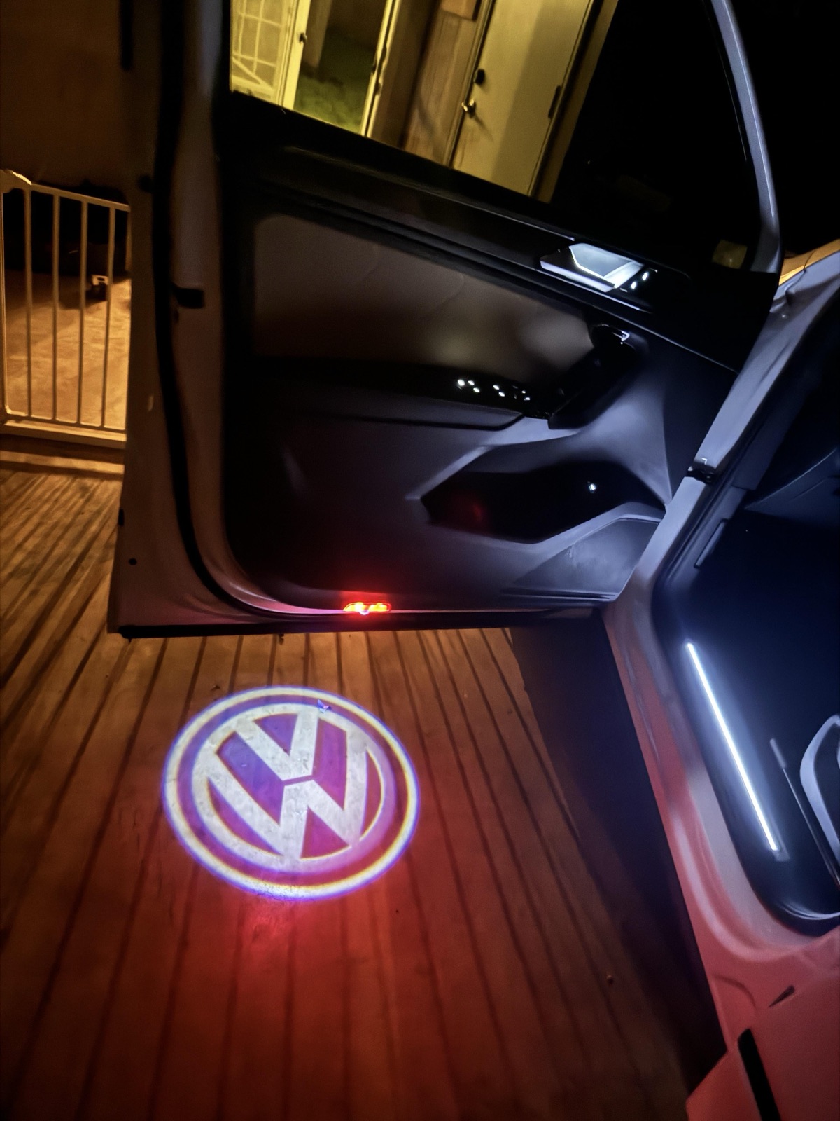 Volkswagen Door Logo Lights