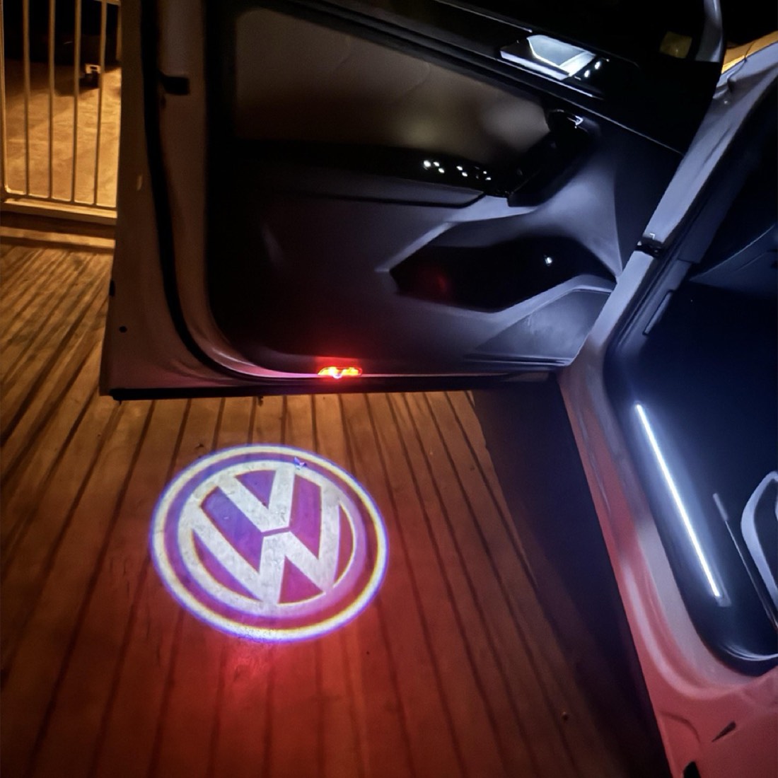 Volkswagen Door Logo Lights