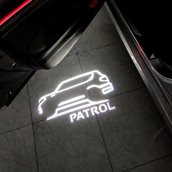 Nissan Patrol Door Logo Lights